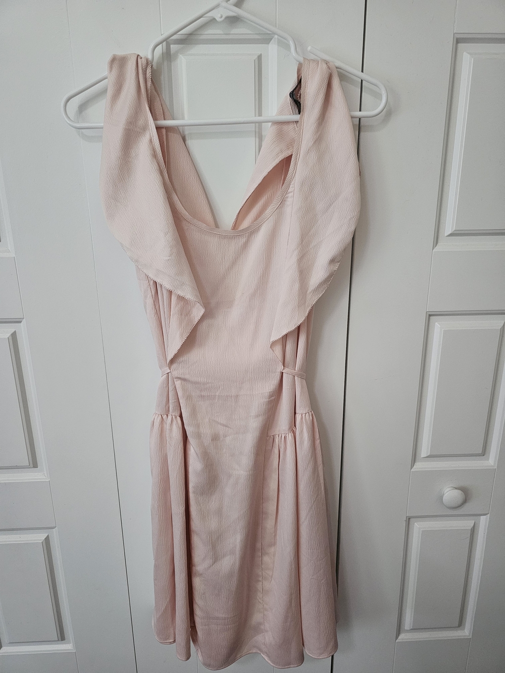 French Connection Light Pink Tie-back Dress, Size XS